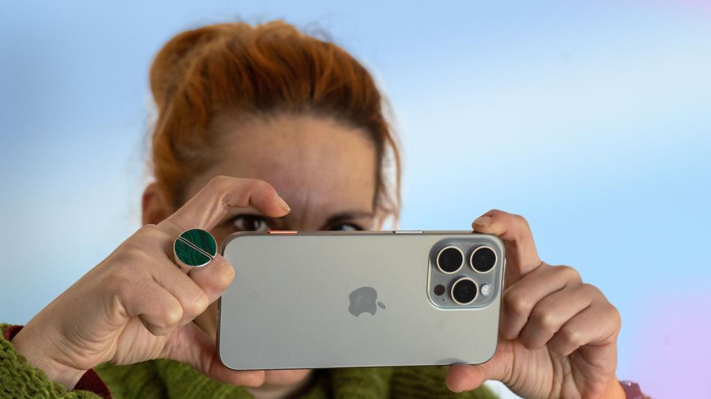 Close-up of iPhone 16 camera lens enhancements