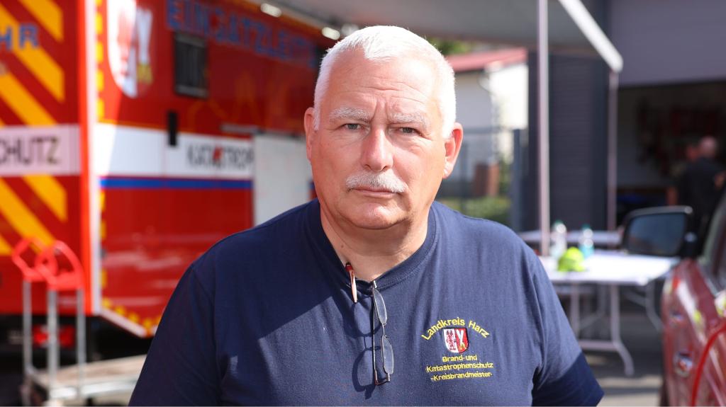 Firefighting efforts in the Harz Mountains