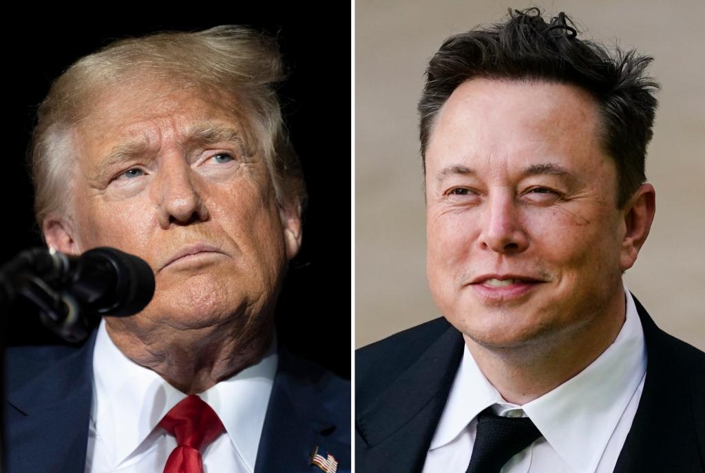 Elon Musk endorsing Trump