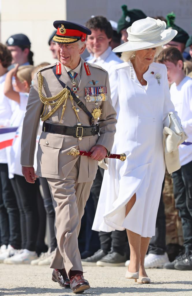 Community gathering during a royal visit